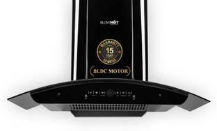 BLOWHOT Evana 90cm 1600m3/h Powerful Suction, BLDC Motor, Speed Control Filterless Auto Clean Wall Mou...