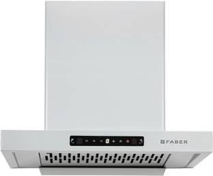 FABER HOOD GRACY IN HC SC FL LG 60 Auto Clean T-Shape | Touch & Gesture Control | Autoclean| Powerful Suction |Filterless Technology| Low Noise Wall Mounted Light Grey 1150 CMH Chimney