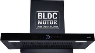 Elica SPT MAX PRO PLUS FL 900 BLDC HAC LTW MS NERO Auto Clean T-Shape 90 CM | BLDC Motor with RPM Disp...