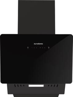 Eurodomo HOOD GRAND FL HC SC BK IN 60 Auto Clean Wall Mounted Black 1350 CMH Chimney