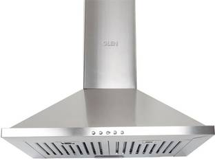 Glen MIA SS 60 1000m3 BF LTW Pyramid SS 60 cm| Baffle Filter | Low Noise Wall Mounted Silver 1000 CMH ...