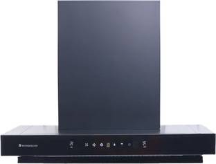 WONDERCHEF Ruby Sleek 60CM Auto Clean Wall Mounted Black 1400 CMH Chimney