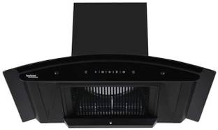 Hindware CELESIA BLK Auto Clean Ceiling Mounted BLACK 1500 CMH Chimney