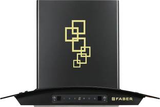 FABER HOOD ZEST DLX IN HC SC FL BK 60 1100 CMH 60 cm Auto Clean Chimney