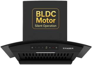 FABER HOOD AGILE BLDC HC SC FL BK IN 60 Auto Clean Wall Mounted Black 1500 CMH Chimney