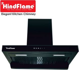 Hindflame Stella SL GL 60 Auto Clean Wall Mounted Black 1250 CMH Chimney