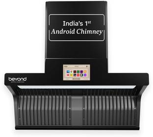 Beyond Appliances Orion 90cm Android Chimney Auto Clean Filterless |Smart Screen & Speaker | Touch Con...