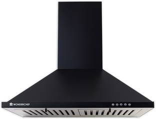 WONDERCHEF Power Elite 60 cm Auto Clean Wall Mounted Black 1050 CMH Chimney