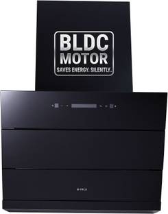 Elica EFL 3V 601 BLDC HAC LTW MS NERO 1500 CMH 60 cm Auto Clean Chimney