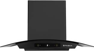 FABER Hood Agile BLDC FL HC SC BK IN75 Auto Clean Wall Mounted Black 1500 CMH Chimney