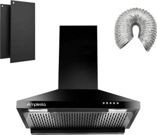 Amplesta AirNova-Pyramid shaped chimney filterless 1200 CMH 60 cm Chimney