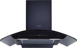 Whirlpool CGFL PRO 904 HAC BK HOOD Auto Clean Curved Glass 90 cm| 11 Years Motor Warranty| Heat Autocl...