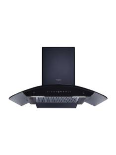 Whirlpool CGFL PRO 904 HAC BK HOOD 1600 CMH 90 cm Curved Glass 90 cm| 11 Years Motor Warranty| Heat Au...