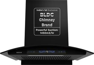 Koche ENZO 60 CM BLDC Auto Clean Wall Mounted Black 1450 CMH Chimney