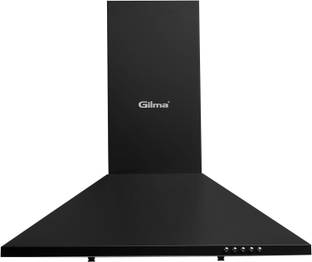 Gilma Eva 60 Wall Mounted Matt Black 700 CMH Chimney