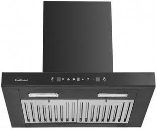 Sunflame CH LARA 60 Autoclean Motion Sensor Auto Clean Wall Mounted BLACK/STAINLESS STEEL 1250 CMH Chimney