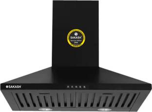 sakash Shakti Bk 60Cm Wall Mounted Suction: 1200 CMH Chimney
