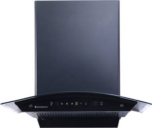 WONDERCHEF Ultima C-Line 60 cm Auto Clean Wall Mounted Black 1400 CMH Chimney