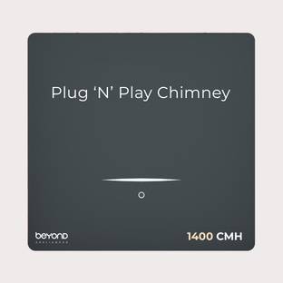 Beyond Appliances CUBE PLUG AND PLAY CHIMNEY Auto Clean | Auto Clean | 5-Stage Charcoal Activated Filt...