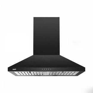 Kaff MEL BF 60 Wall Mounted Black 1025 CMH Chimney