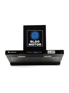 WONDERCHEF Ultra Sleek 1800 CMH 90 cm Filterless BLDC Motor Motion Sensor + Touch Control Auto Clean C...