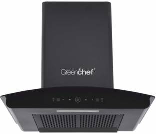 Greenchef Range Hood - Black pearl 60CM BK Auto Clean Wall Mounted Black 1250 CMH Chimney