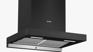 BOSCH DWBA68H60I Auto Clean Wall Mounted Black 950 CMH Chimney