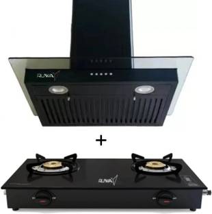 RUWA FG NOIR + LCG2 COMBO Wall Mounted Black 800 CMH Chimney