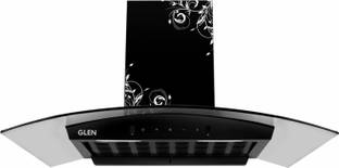 Glen ISPA 90 cm BL DZ 1200 m3 Auto Clean Curved Glass 90 cm|Touch & Gesture Control| Autoclean| Filter...