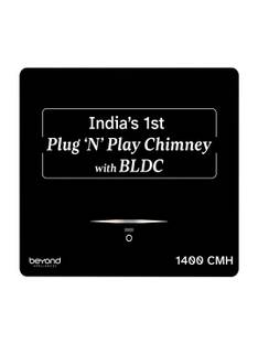 Beyond Appliances Cube BLDC 60 1400 CMH 60 cm 5-Stage Charcoal Activated Filter 3-way Suction 45dB Aut...