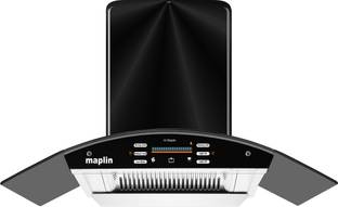 Maplin SS75-Voice Auto Clean Wall Mounted Black 1400 CMH Chimney
