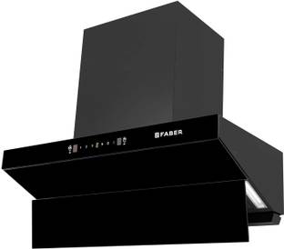 FABER HOOD ARTEMIS IN HC SC FL BK 75 Auto Clean Semi Inclined | Touch & Gesture Control | Autoclean| Powerful Suction |Filterless Technology| Low Noise Wall Mounted Black 1200 CMH Chimney