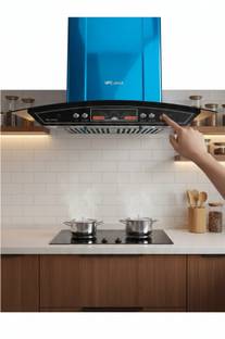 HPC Ace 60 blue Wall and Ceiling Mounted Blue 1400 CMH Chimney