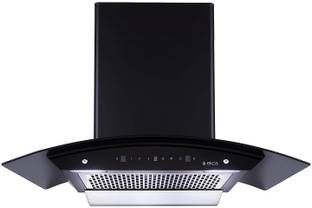 Elica WDFL 906 HAC LTW MS NERO Auto Clean Curved Glass 90 cm| 15 Years Motor Warranty|Heat Autoclean| ...