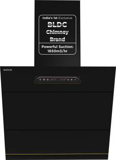 Koche LAURA 60 CM Auto Clean Wall Mounted Black 1650 CMH Chimney