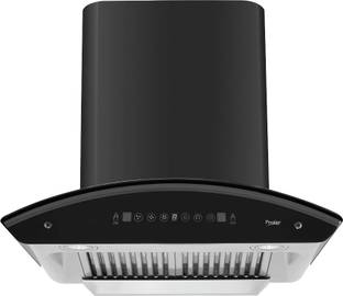 Prestige 600 mm Auto Clean Wall Mounted Black 700 CMH Chimney