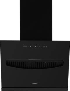 LIVPURE LIV-IVY-60-FL-HAC Auto Clean Wall Mounted BLACK 1350 CMH Chimney