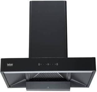 Hindware OPTIMUS BLK 90 Auto Clean Wall Mounted black 1400 CMH Chimney