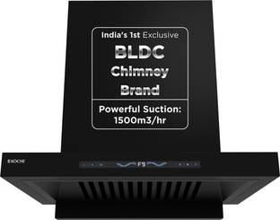 Koche STARK 60 CM BLDC Auto Clean Wall Mounted Black 1500 CMH Chimney
