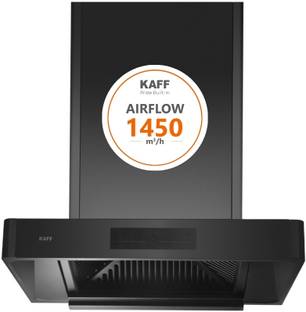 Kaff KET60A T-Shape Chimney 60 CM 1450 CMH 60 cm Filterless Touch/Gesture Control Color Digital Displa...