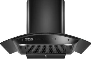 Hindware Smart Appliances Ripple Blk Plus Autoclean 90 IN Auto Clean | Curved Glass | Filterless | Tou...