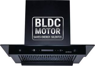 Elica FLAT FL 600 BLDC HAC LTW MS NERO Auto Clean Wall Mounted Black 1500 CMH Chimney
