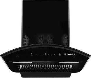 FABER HOOD ORIENT SMART 3D IND HC SC EBK 60 Auto Clean Wall Mounted Black 1250 CMH Chimney