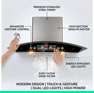 AMPEX Chimney King 60 cm Eco push button-22 1150 CMH 35 cm Chimney