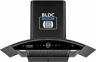 Hindware Smart Appliances Ripple Plus BLDC Autoclean 90 IN 1600 CMH 90 cm | Curved Glass | Filterless ...