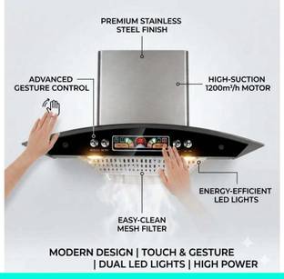 Mahacol Chimney King 60 cm Eco push button-17 1150 CMH 35 cm Chimney