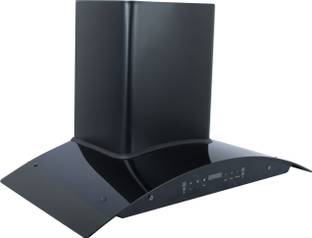 HPC C-Glass-90 Auto Clean Wall and Ceiling Mounted C-Black 1300 CMH Chimney
