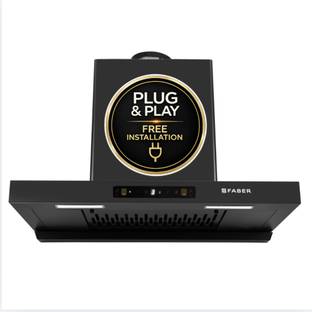 FABER HOOD NOVA BLDC PNP HC FL SC BK IN 75-T 1500 CMH 75 cm Plug n play 75 cm Auto Clean Chimney