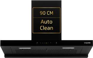 V-Guard T20 Filterless Auto Clean 90cm| Touch & Gesture Control |Powerful Suction Wall Mounted Black 1...