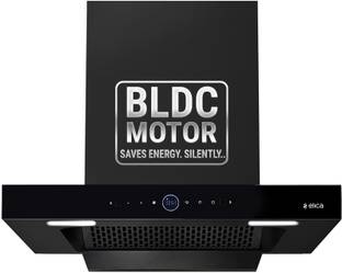 Elica SPT PRO PLUS FL 750 BLDC HAC LTW MS NERO Auto Clean T-Shape 75 CM | BLDC Motor with RPM Display ...